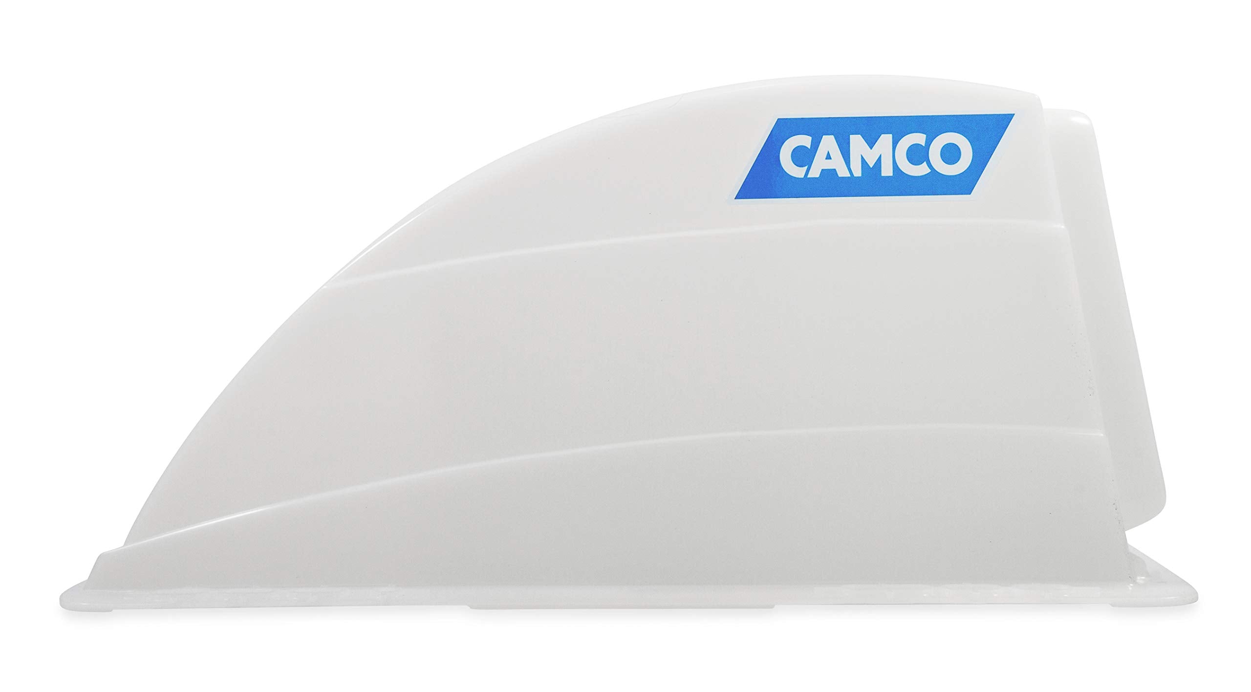 Camco vent cover removable louver close-up showing maintenance access benefit