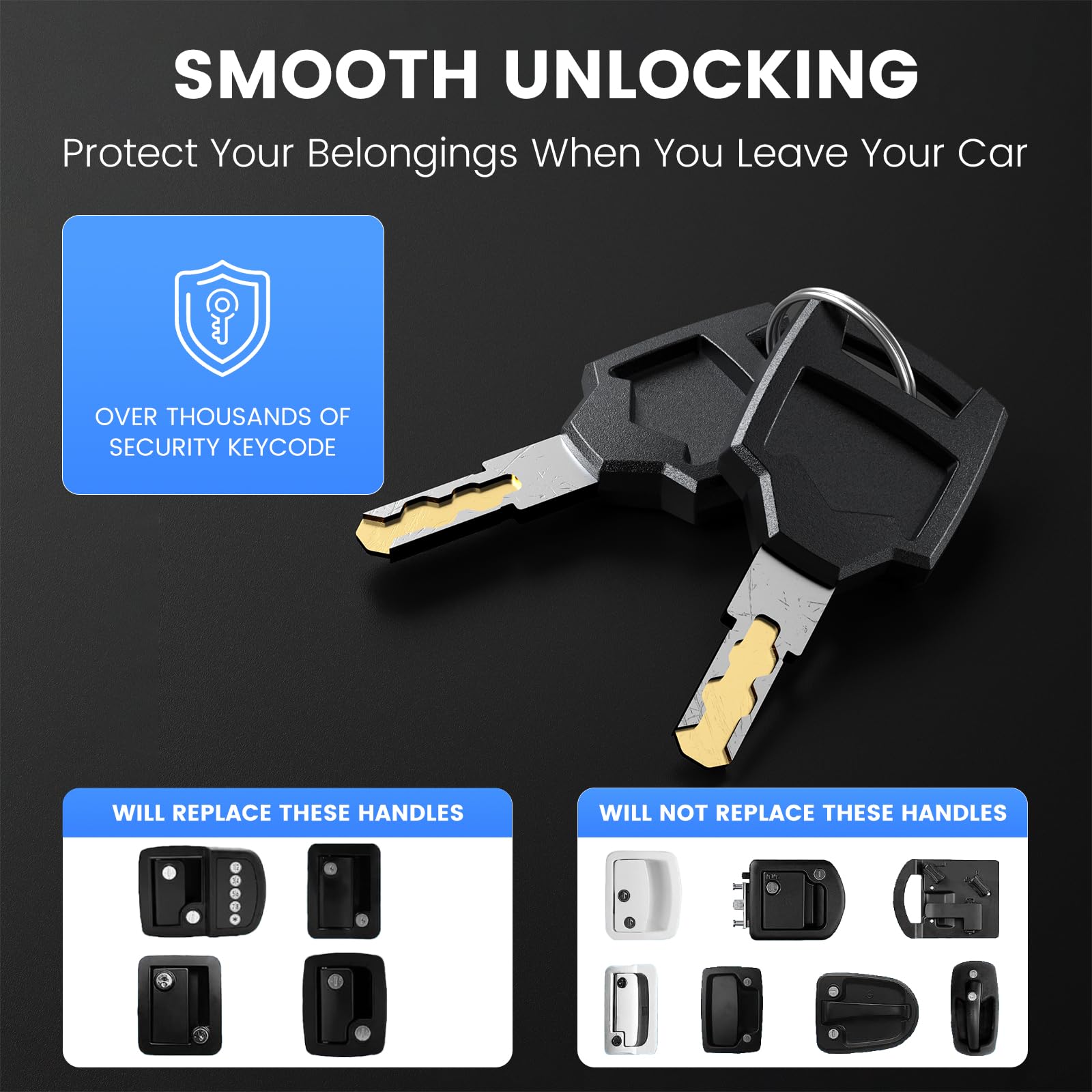 CAMJOKE lock in use on a camper van improving travel security