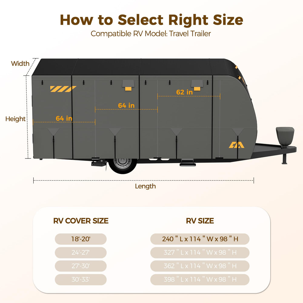 CAMMOO large rear loading panel open for motorcycle and gear access