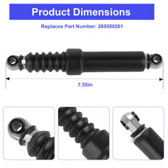 Camotokiit gas strut side profile demonstrating smooth piston action benefit