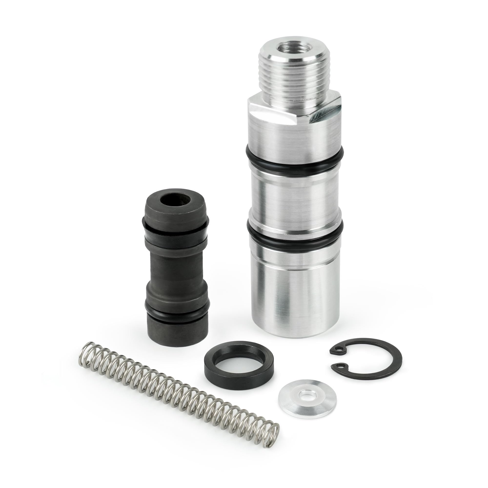 Camotokiit installed on motorcycle master cylinder showing improved pedal feel benefit
