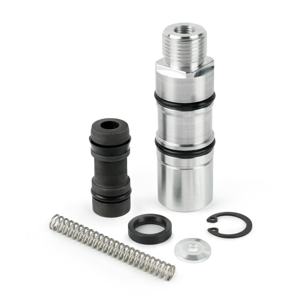 Camotokiit installed on motorcycle master cylinder showing improved pedal feel benefit