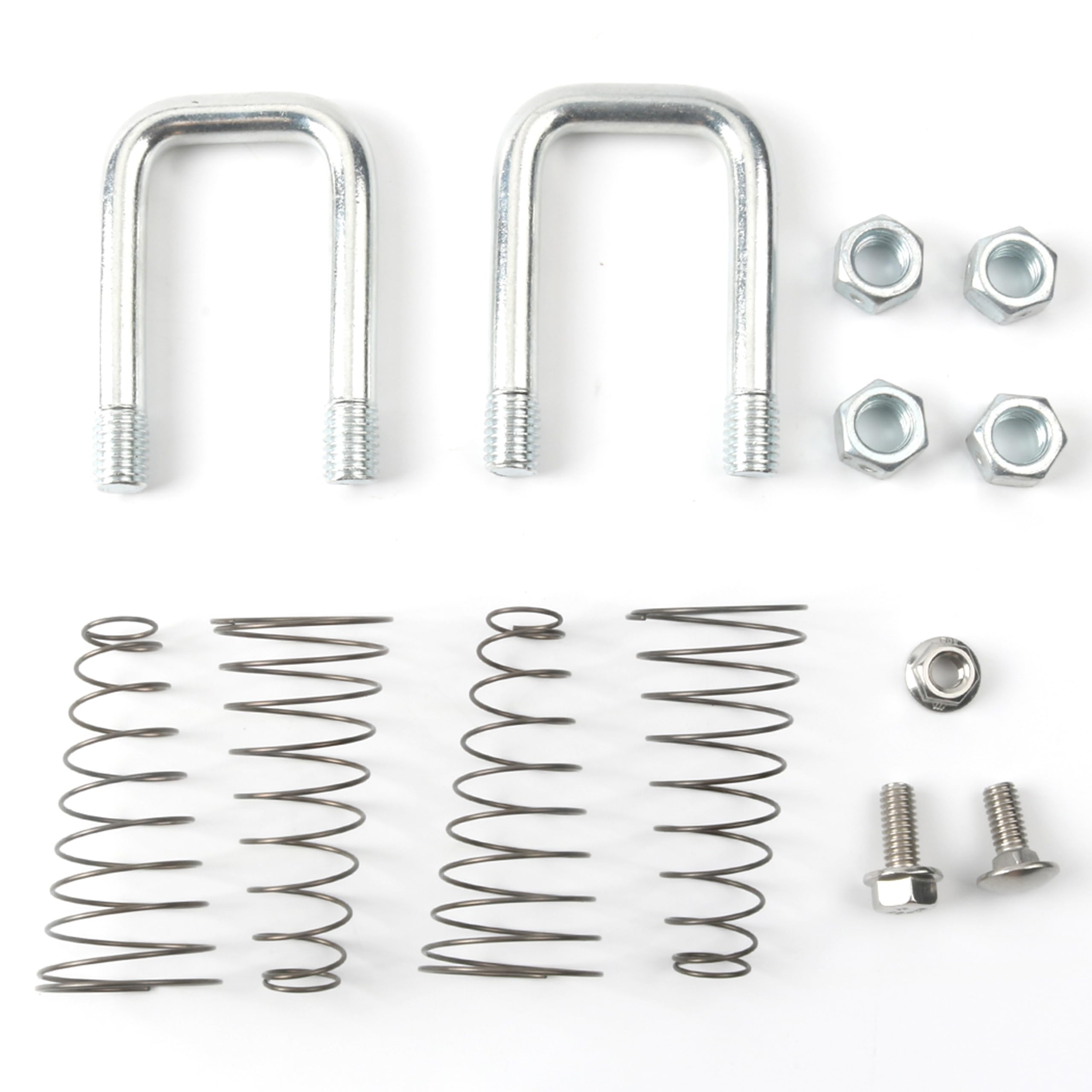 Camotokiit carriage bolt cap screw and flange nut shown for correct assembly