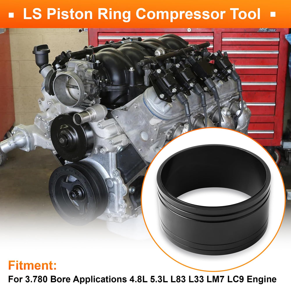Camotokiit with piston during insertion demonstrating easier, safer installs