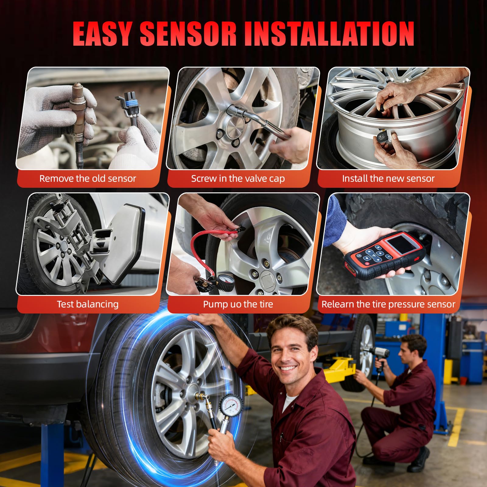 Cangecit fitment graphic listing Chevy GMC Cadillac models and accurate matching