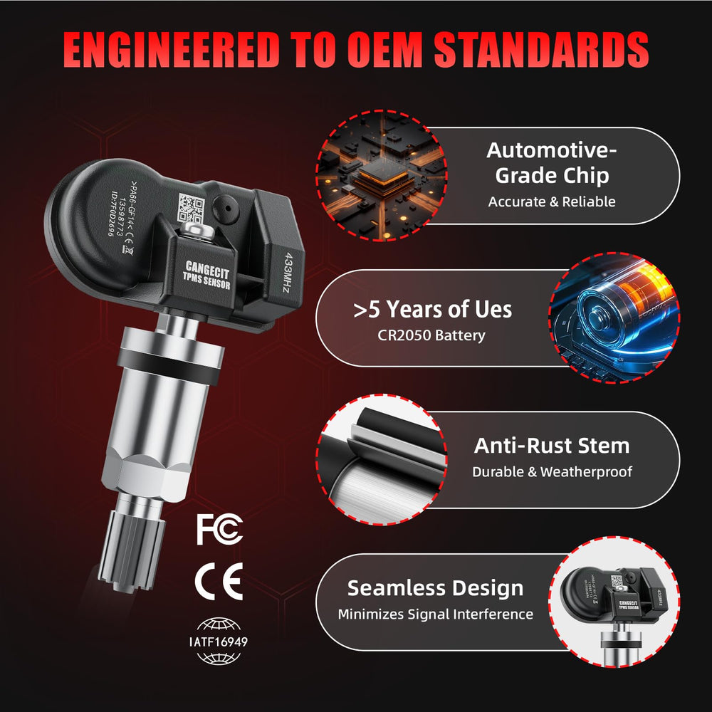 Cangecit sensor installed on wheel demonstrating quick vehicle recognition