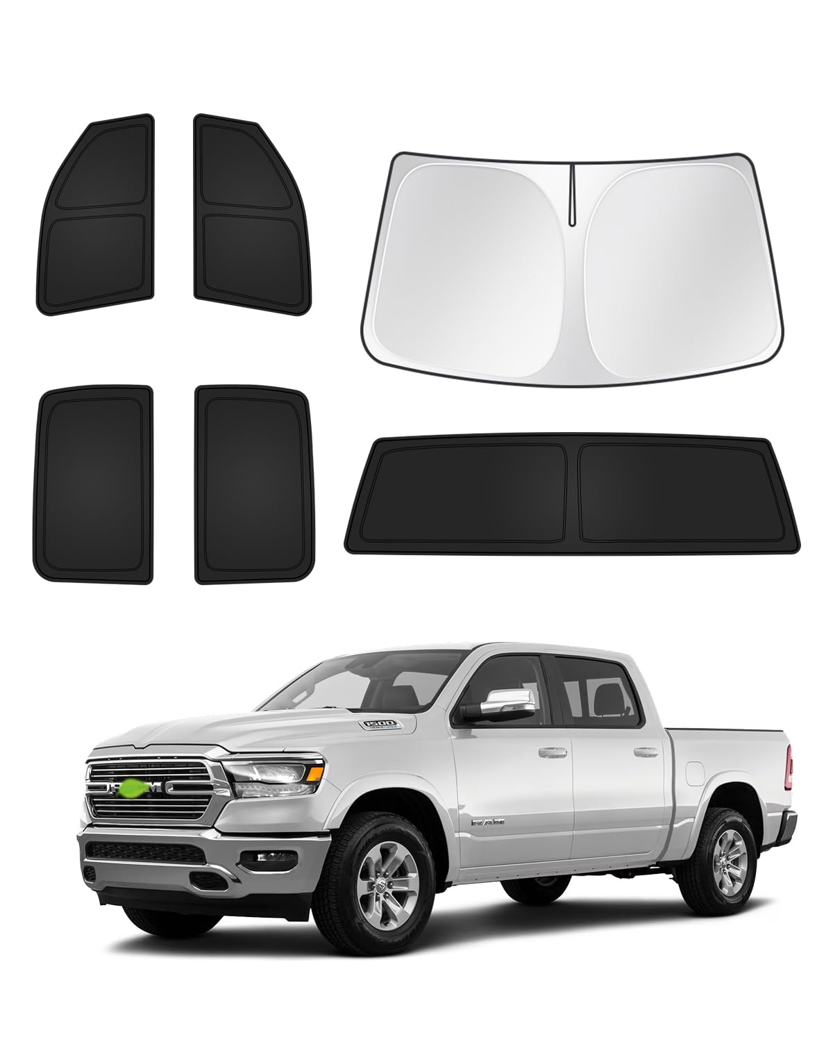 Canvcle front windshield cover installed showing full coverage and cooler cabin