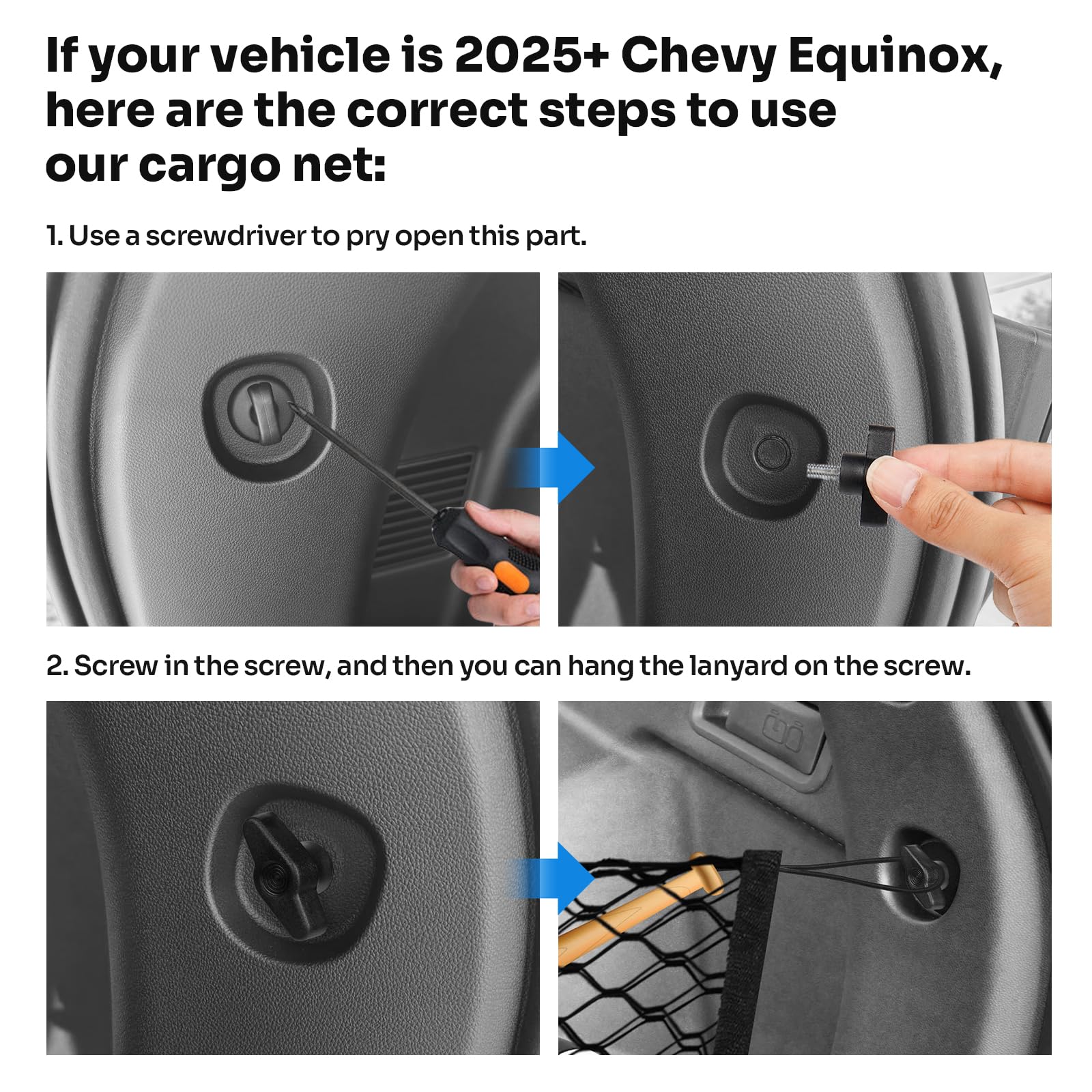 Canvcle rear cargo angle with open tailgate illustrating quick access