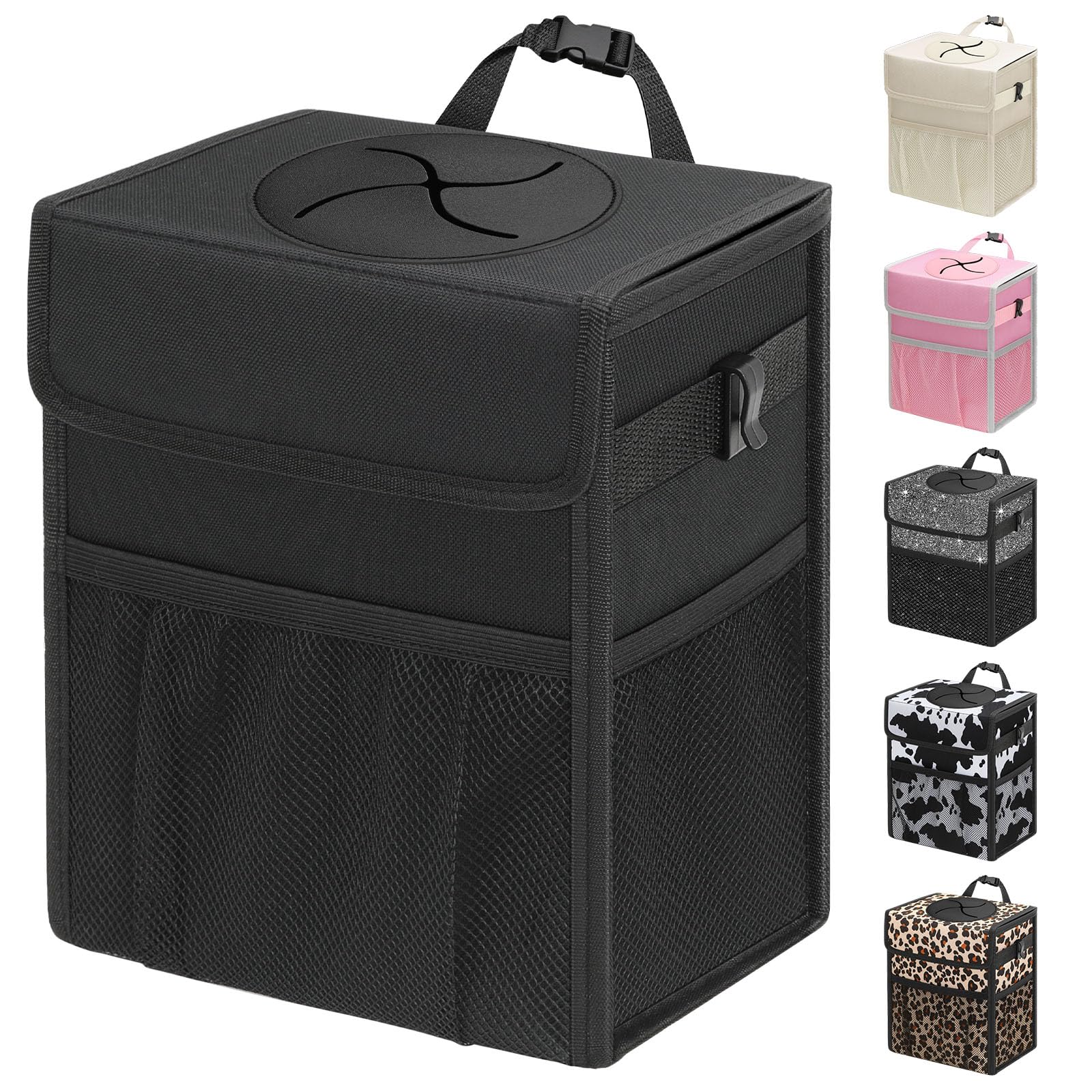 Capolo front view with lid showing tidy containment and easy access