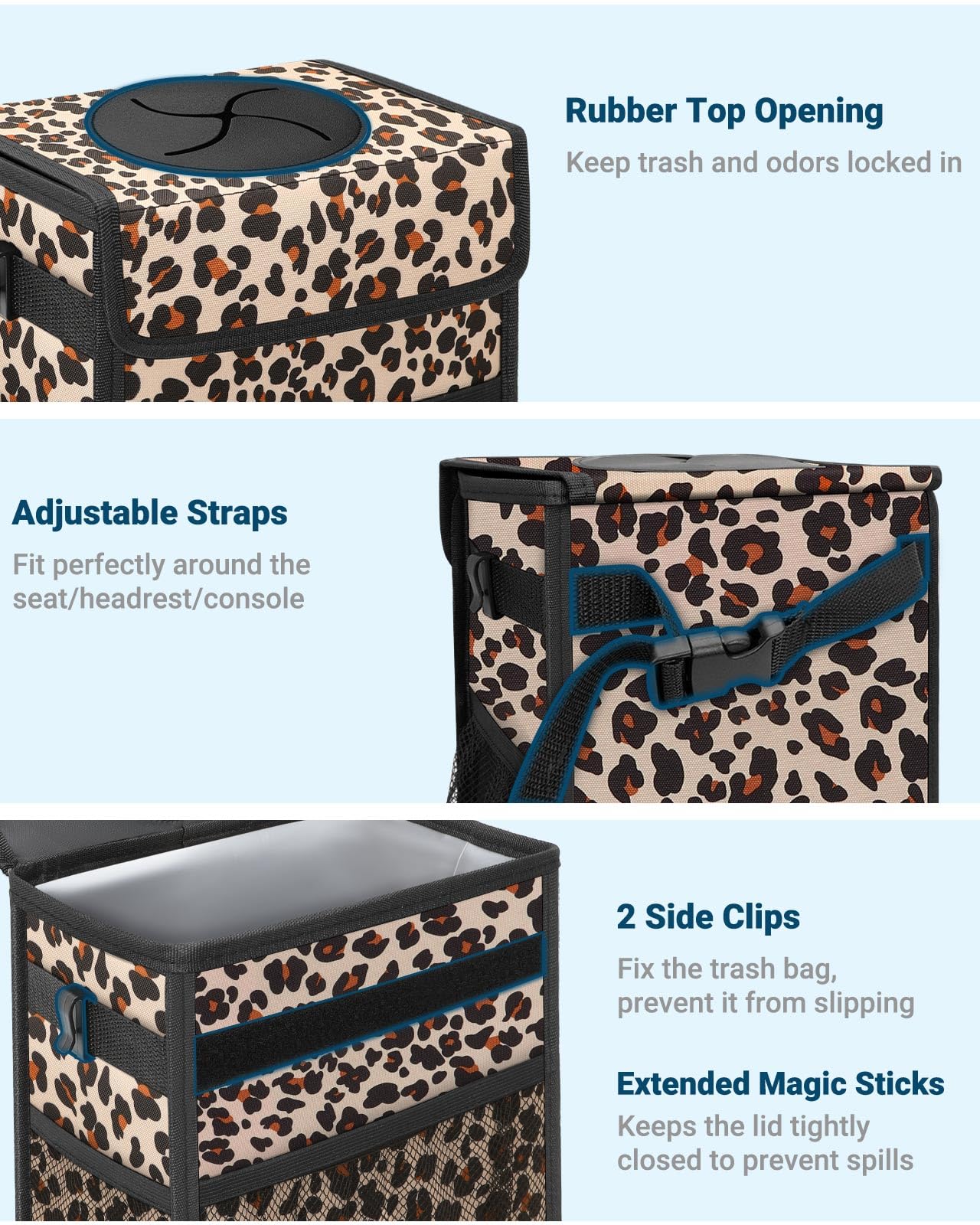 Capolo leakproof inner lining detail highlighting easy-clean protection benefit