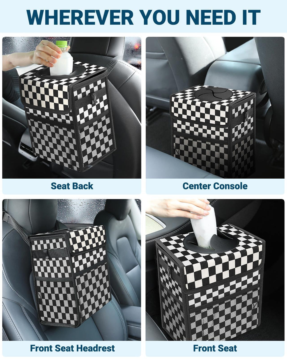 Capolo mesh pockets filled with wipes and snacks for extra storage convenience
