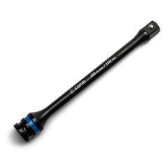 Capri Tools front view of 1/2" drive torque-limiting extension bar showing length and finish