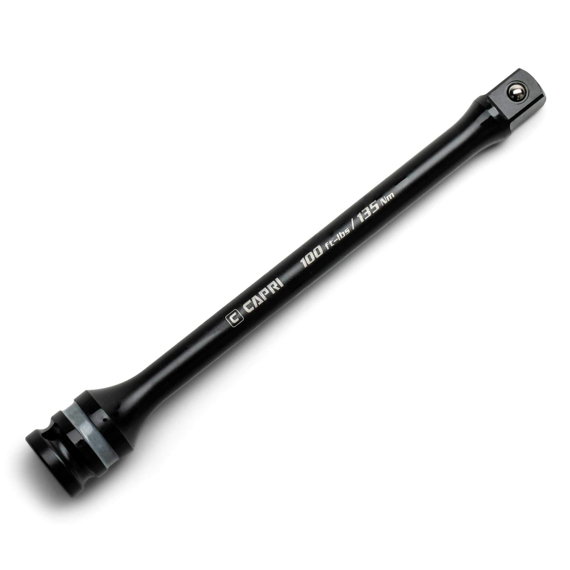Capri Tools front view of extension bar showing length and color ring for quick identification