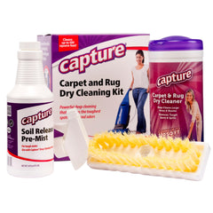 Capture front packaging showing kit components and fast spot care