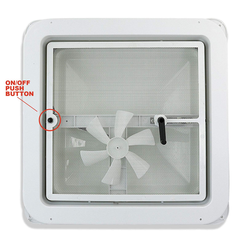 caqeg two-wire connection for simple 12V fan wiring and reversible control