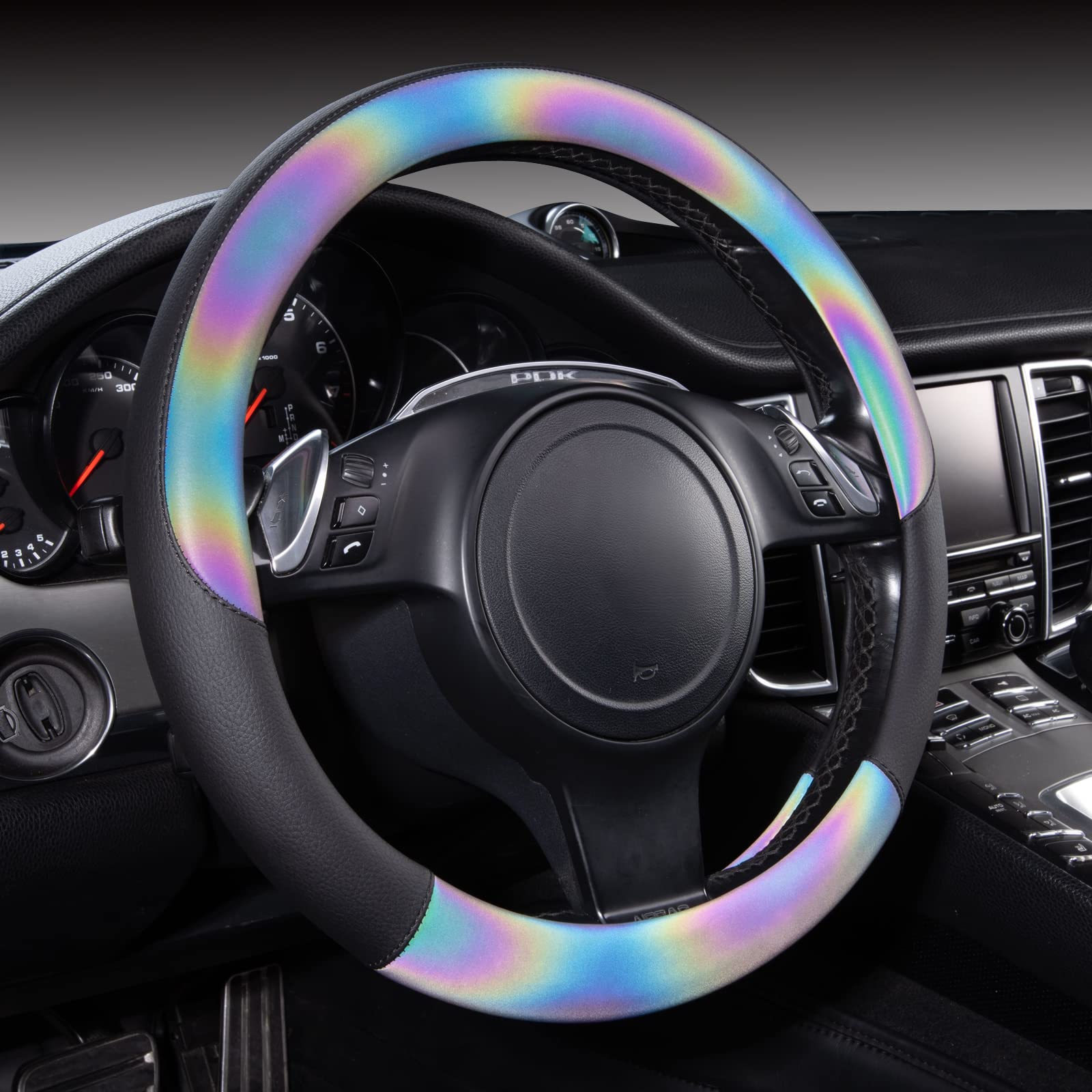 CAR-GRAND front view showing multicolor iridescent finish and style benefit