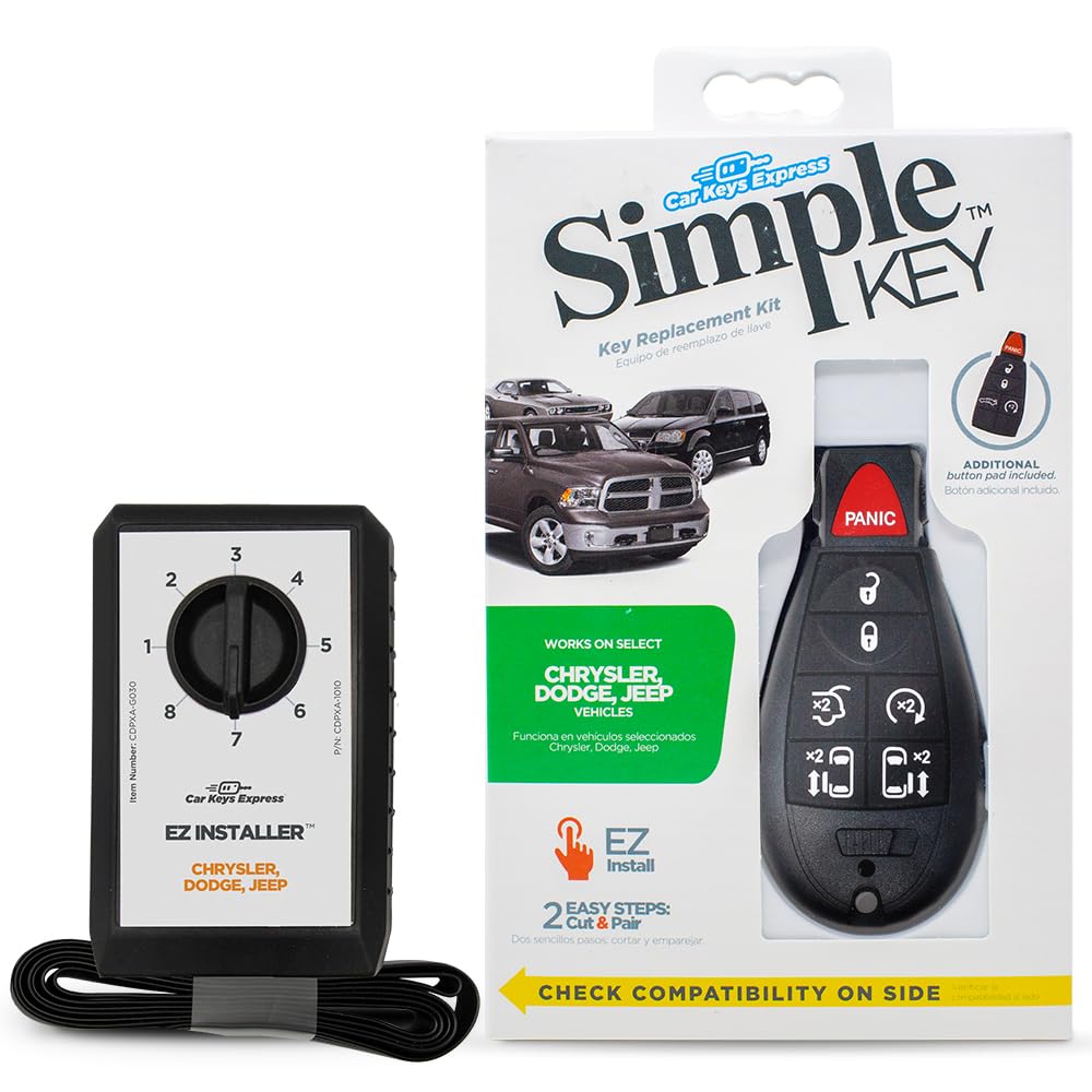 Car Keys Express front fob showing buttons and compact profile for easy replacement