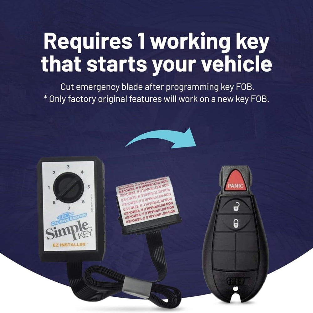 Car Keys Express programmable module detail illustrating easy pairing benefit