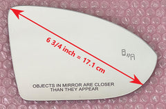 CAR MIRROR BAZAR contoured full-size adhesive close-up for reliable bond and improved heat transfer