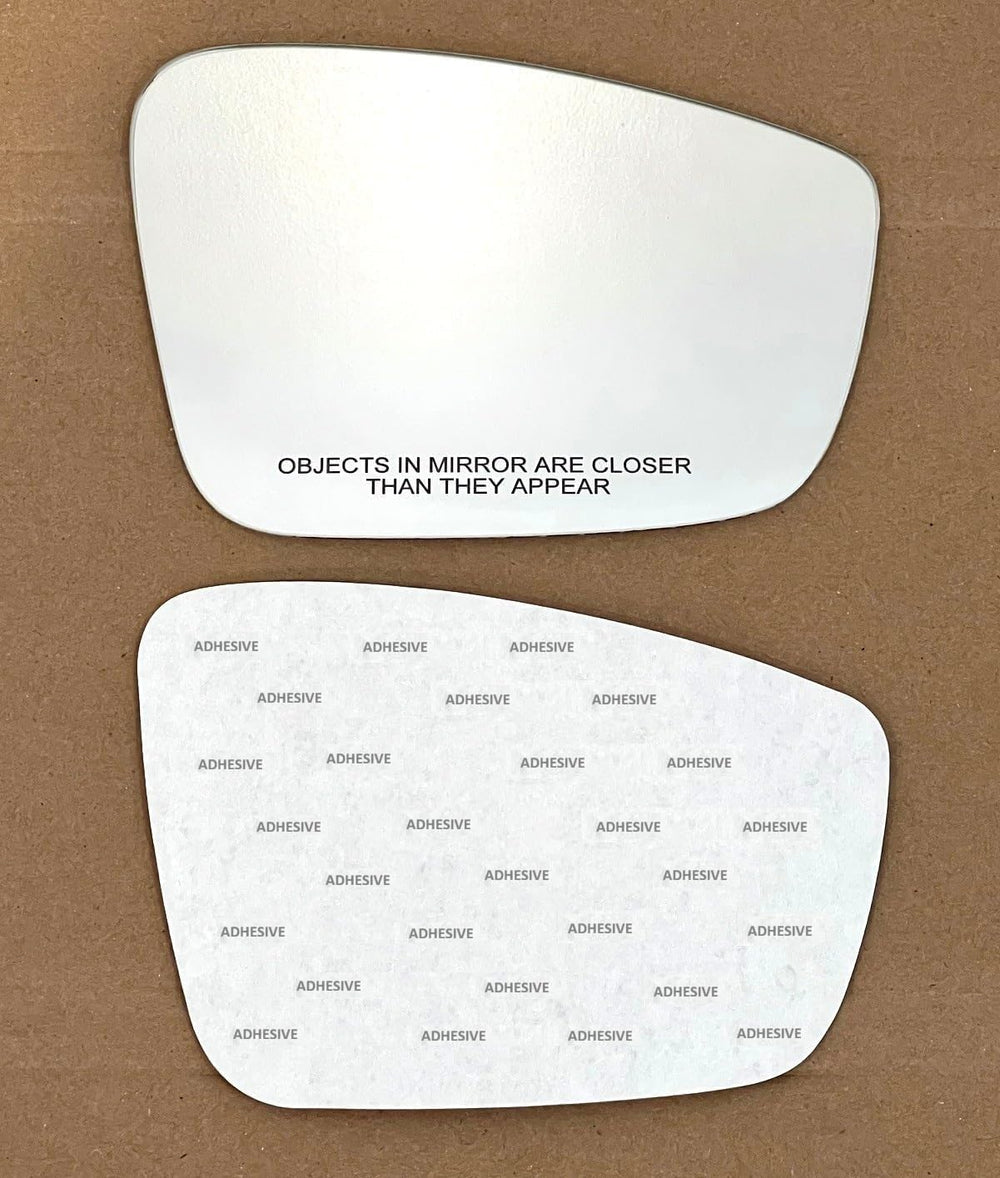 CAR MIRROR BAZAR rear adhesive pad close-up showing contoured automotive adhesive for secure bond