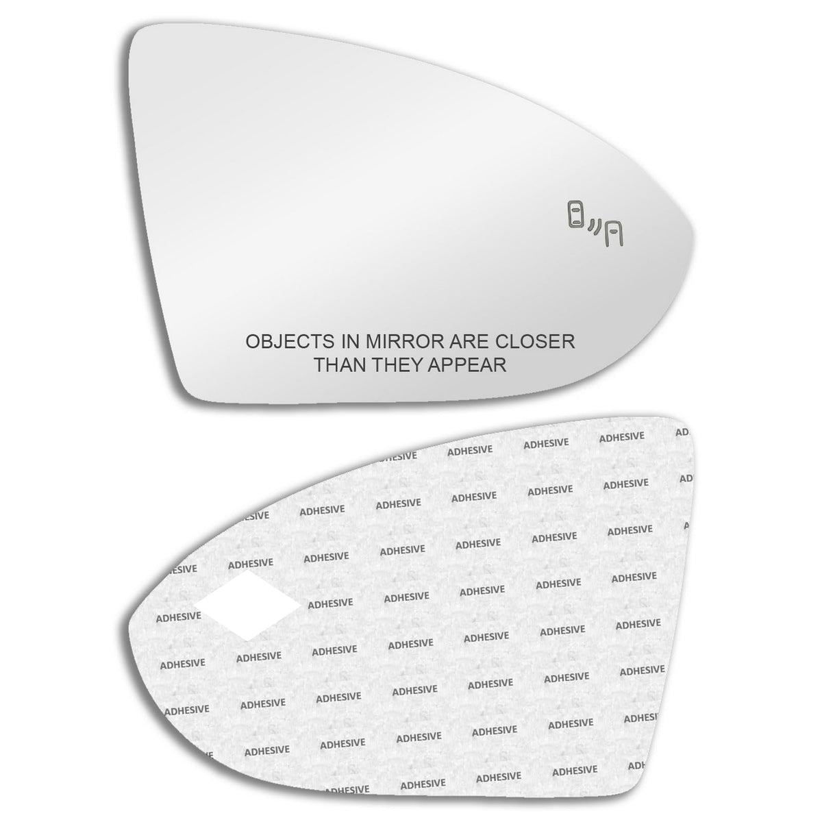 CAR MIRROR BAZAR front view mirror glass showing smooth reflective surface and clear visibility benefit
