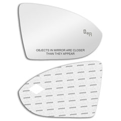 CAR MIRROR BAZAR front view mirror glass showing smooth reflective surface and clear visibility benefit