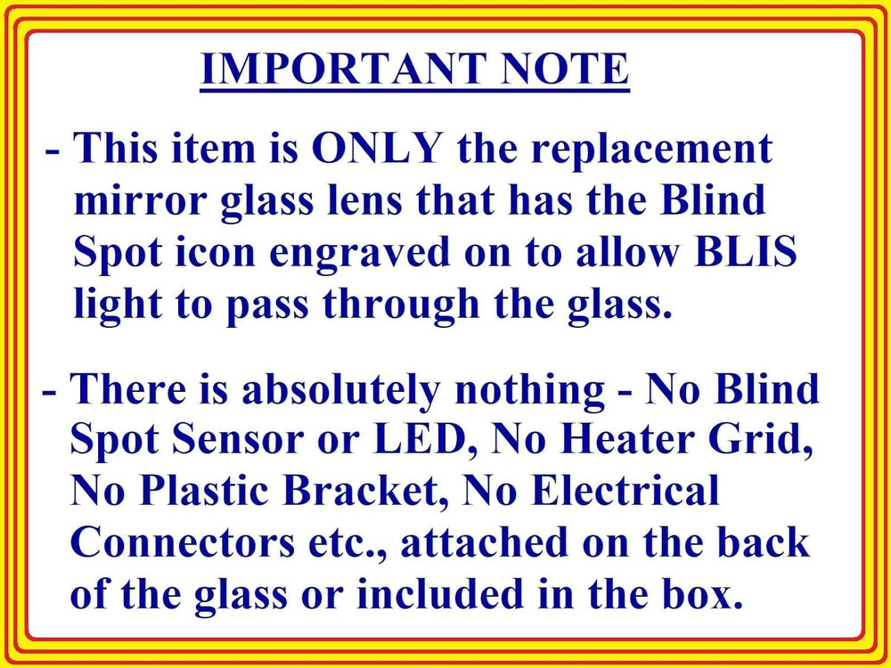 CAR MIRROR BAZAR mirror glass beside ruler showing 6.75-inch diagonal for correct fit confirmation