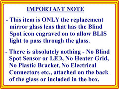 CAR MIRROR BAZAR mirror glass beside ruler showing 6.75-inch diagonal for correct fit confirmation
