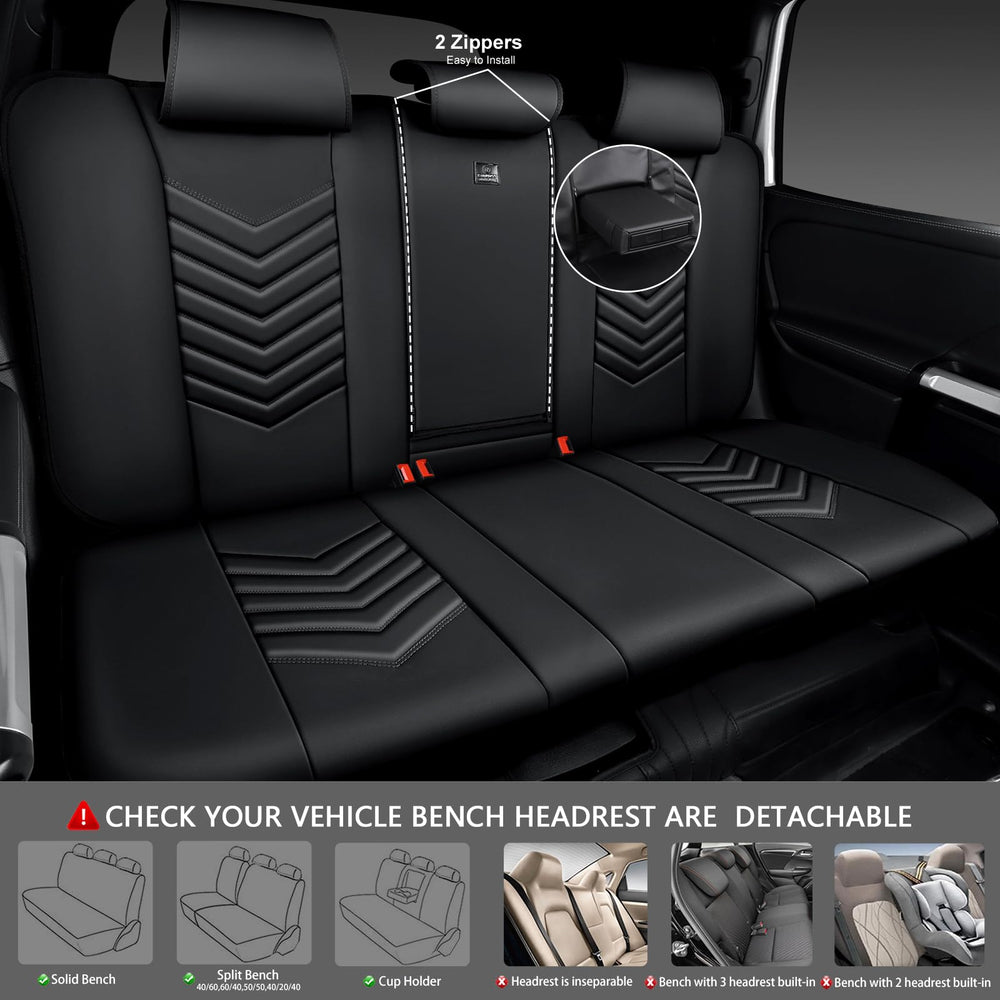 CAR PASS armrest zipper detail showing convenient access and preserved function