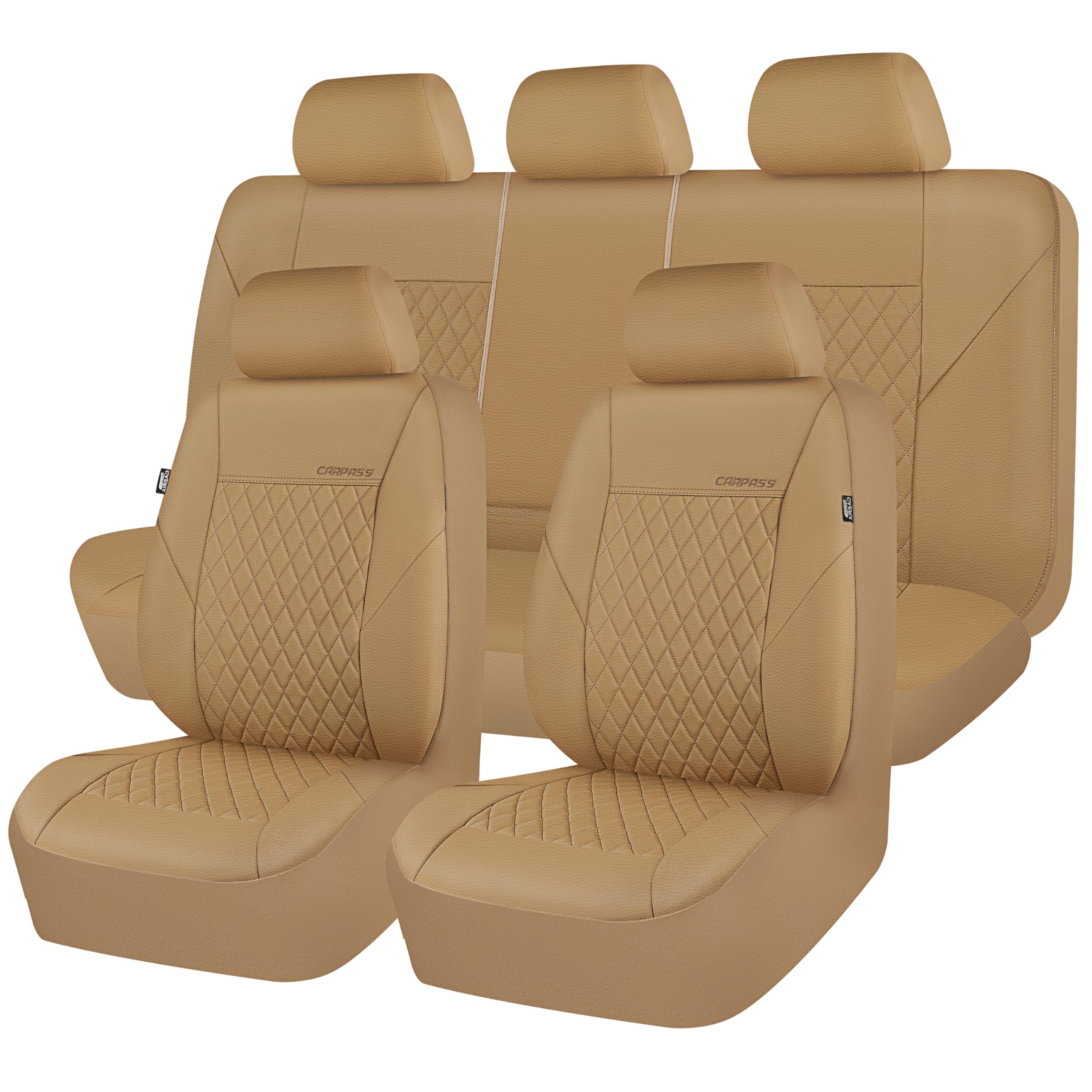 CAR PASS back seat full set view showing cohesive coverage and protection