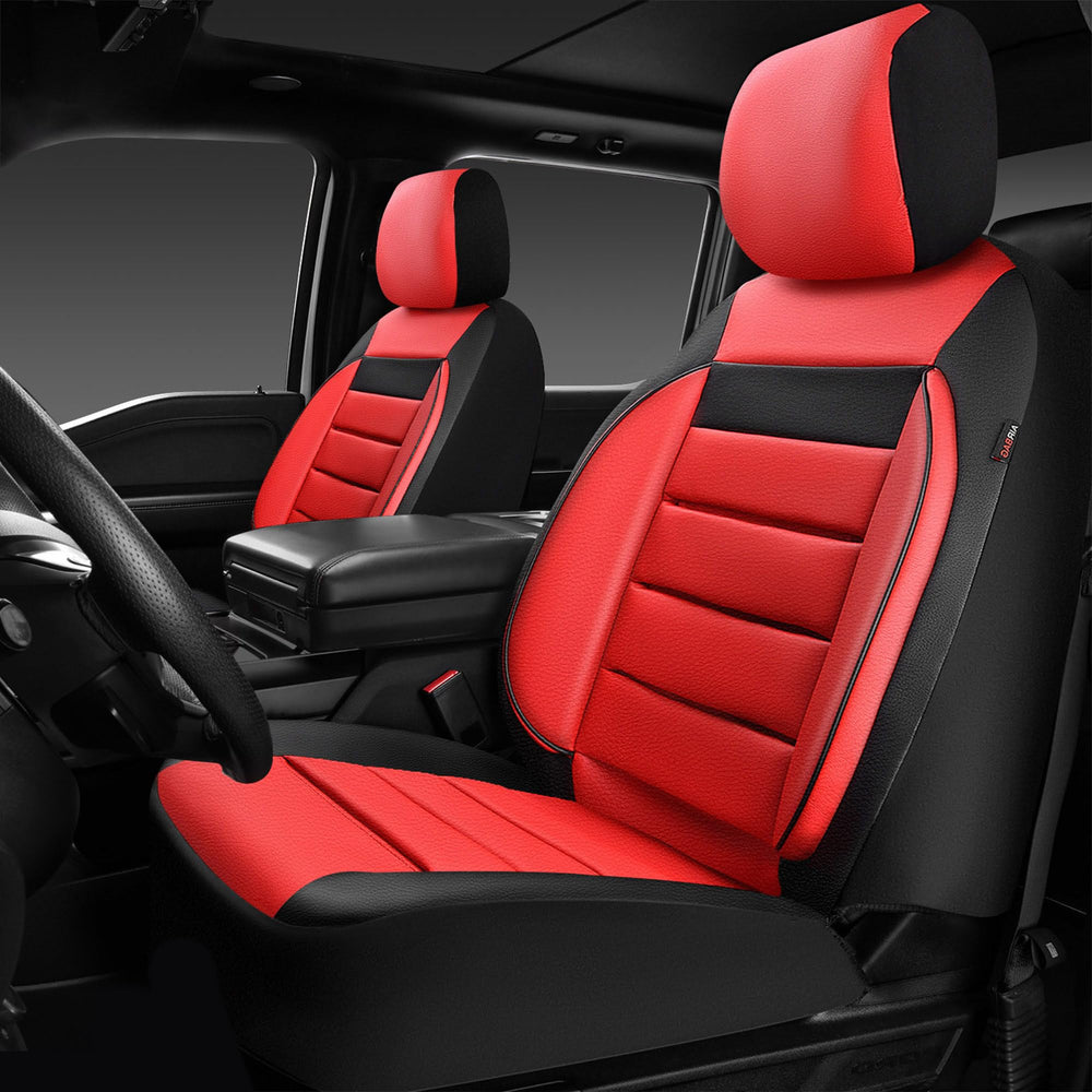 CAR PASS black red stitching label highlighting sporty design accents