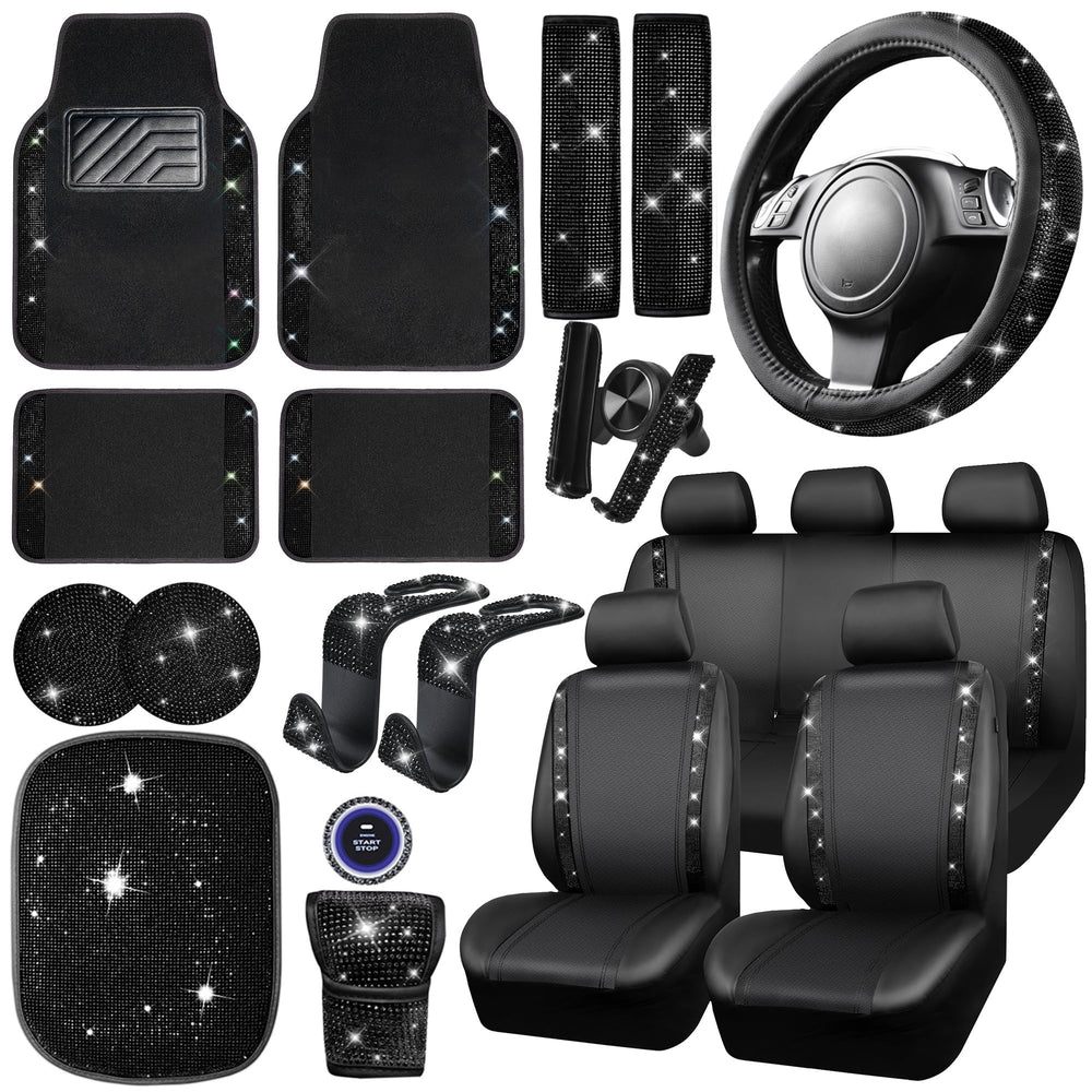 CAR PASS front seat covers showing protection and glamorous finish