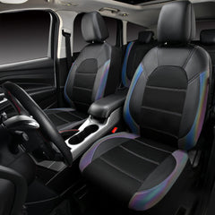 CAR PASS close-up of quilted leather texture with breathable finish and comfort