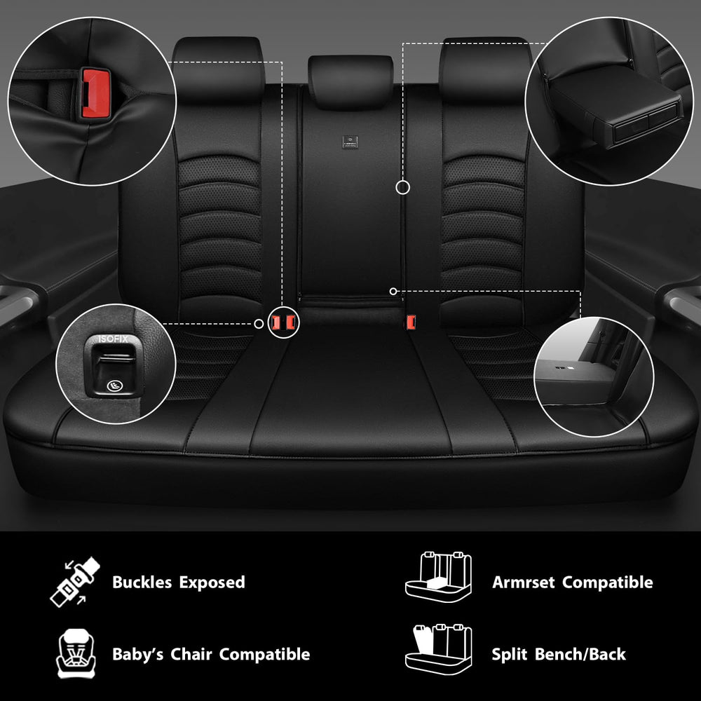 CAR PASS closeup of leather texture highlighting durable, wipe-clean finish