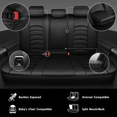 CAR PASS closeup of leather texture highlighting durable, wipe-clean finish
