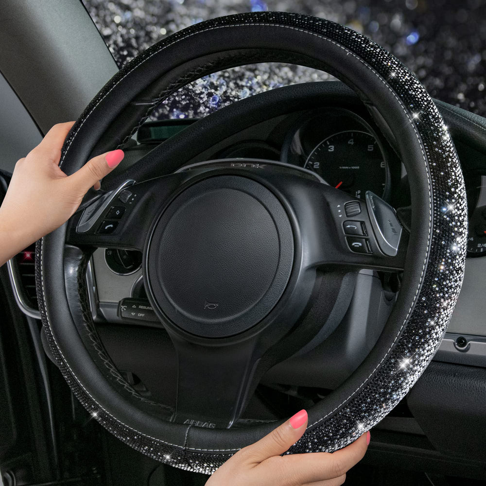 CAR PASS close-up of rhinestones highlighting crystal detail and luxury look
