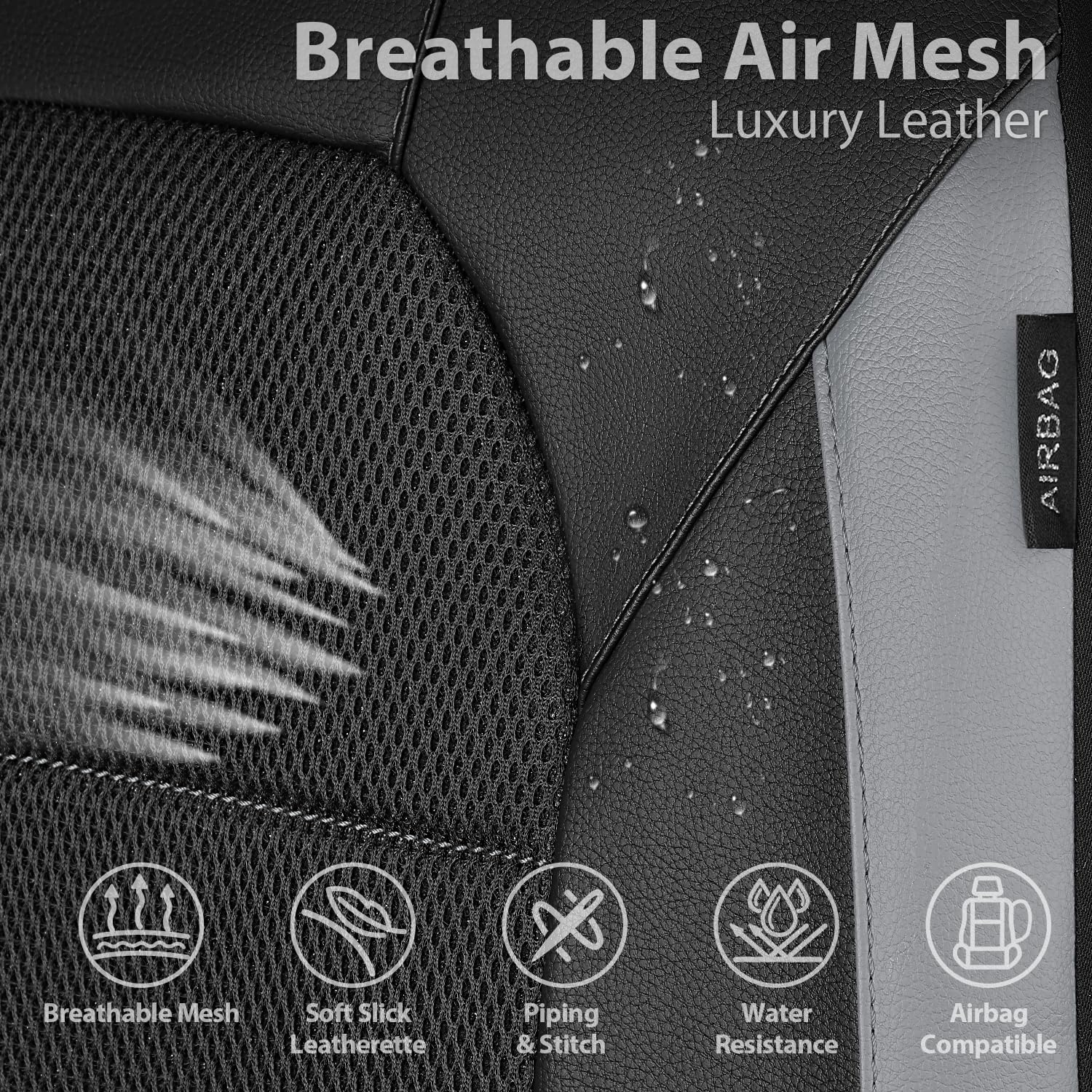 CAR PASS faux leather detail displaying smooth finish and durable appearance