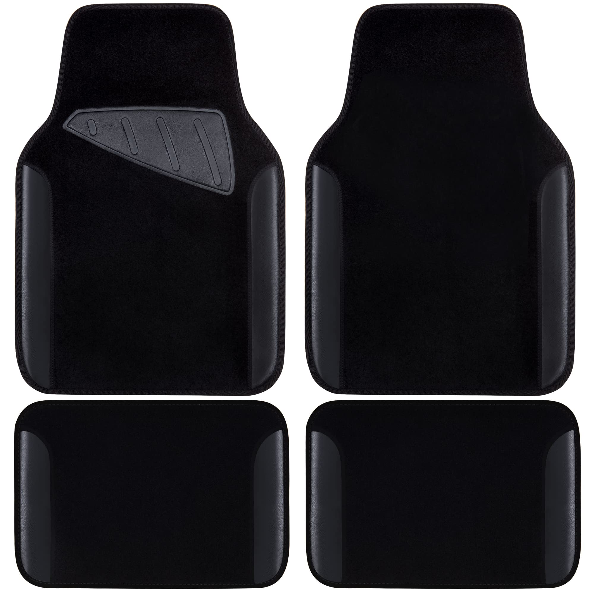CAR PASS front mat full view showing clean protection and style