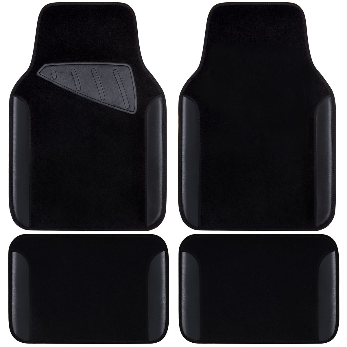 CAR PASS front mat full view showing clean protection and style