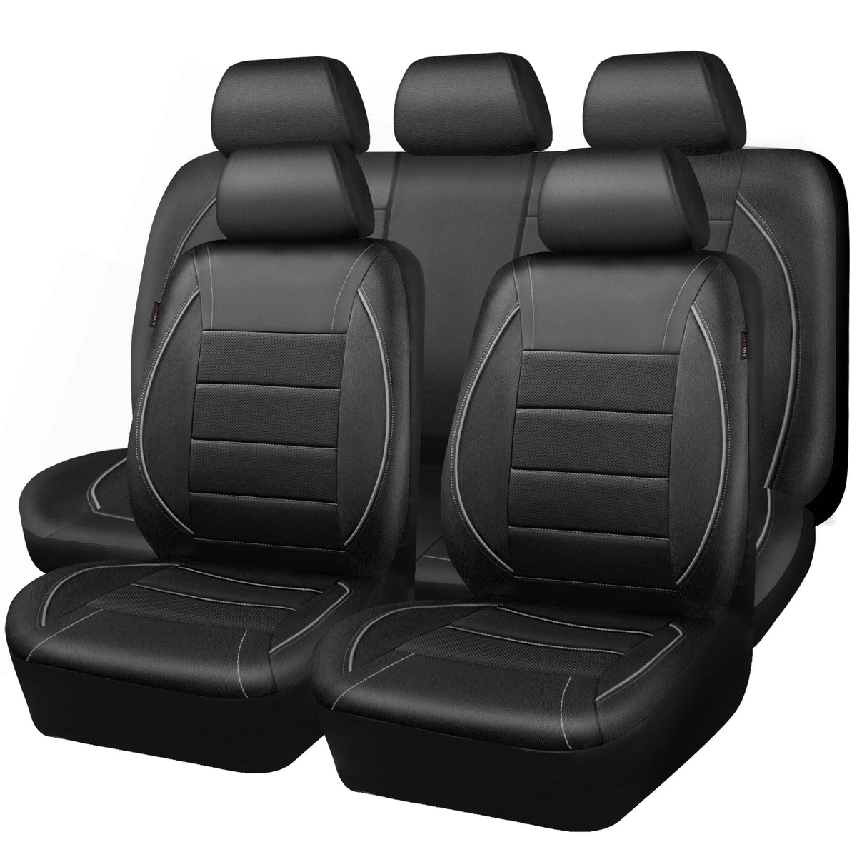 CAR PASS front seat full-set installed showing sleek protection and style