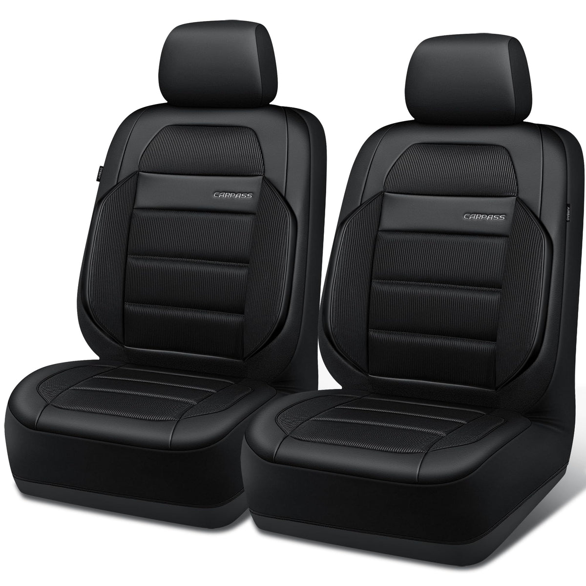 CAR PASS front seat cover full view showing sleek protective fit and comfort