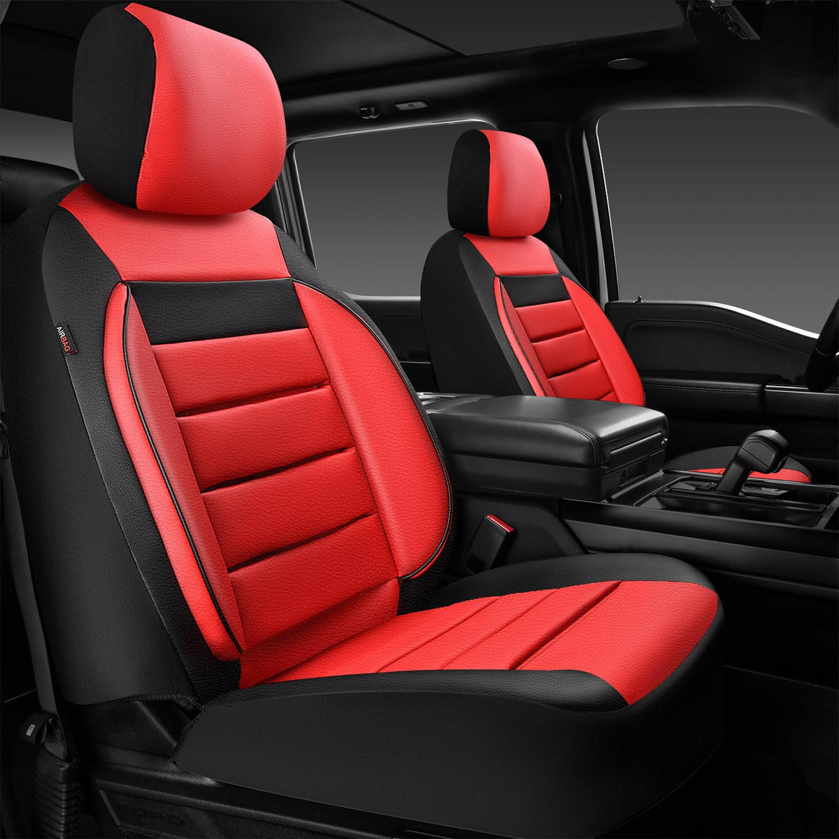 CAR PASS front seat covers full view showing sleek waterproof protection