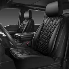 CAR PASS front seat covers full view showing sleek fit and protection