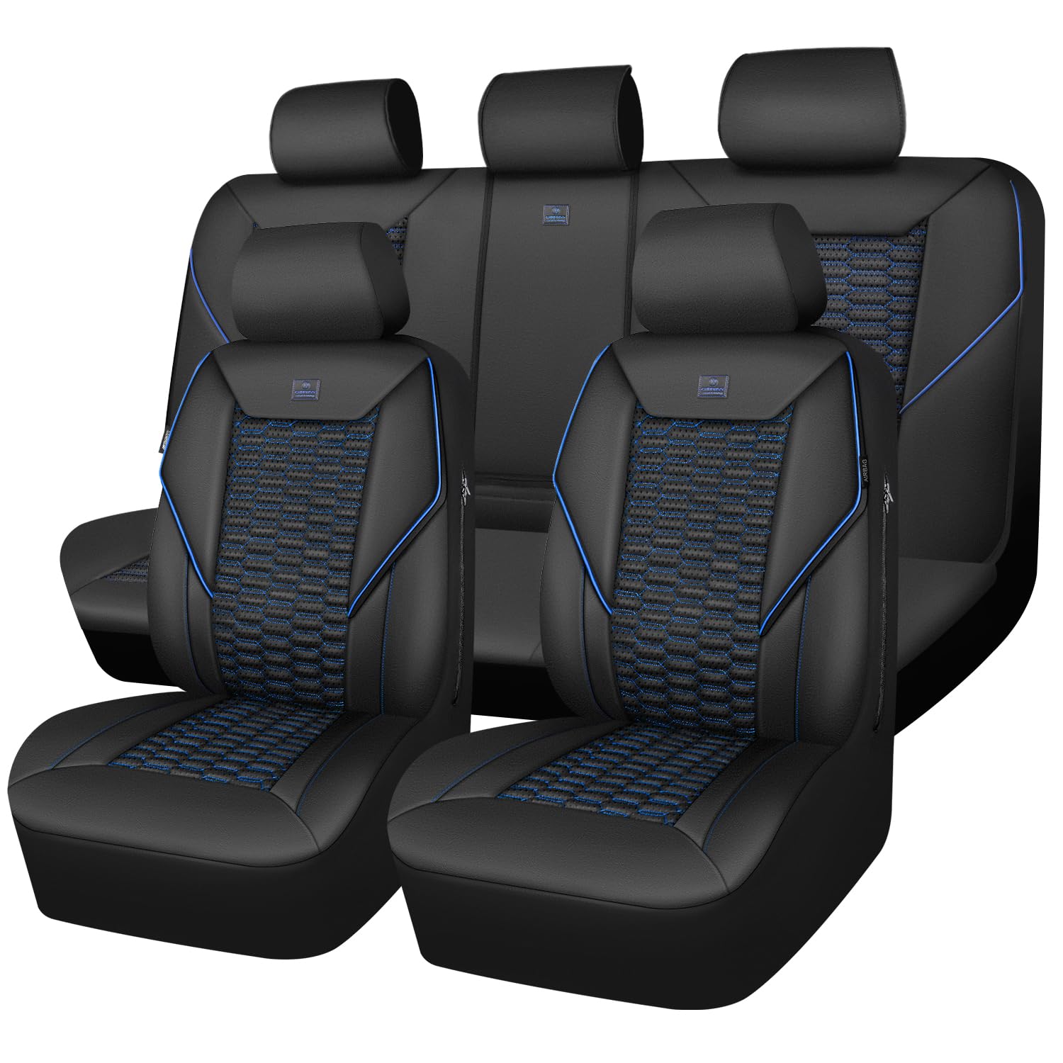 CAR PASS front seat full set installed showing protection and style