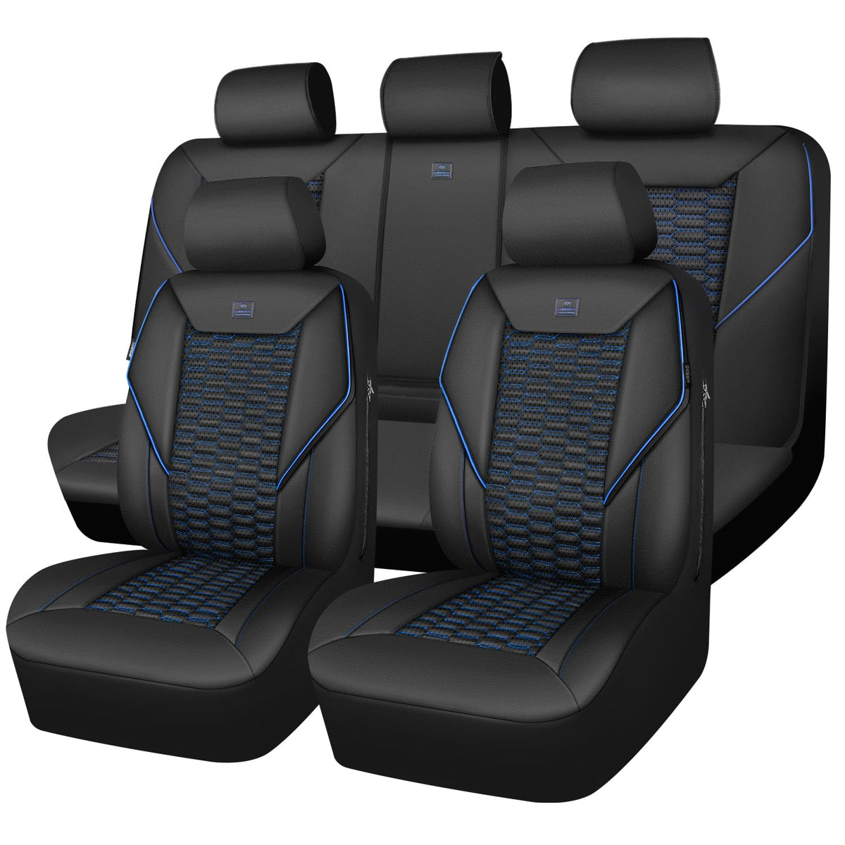 CAR PASS front seat full set installed showing protection and style