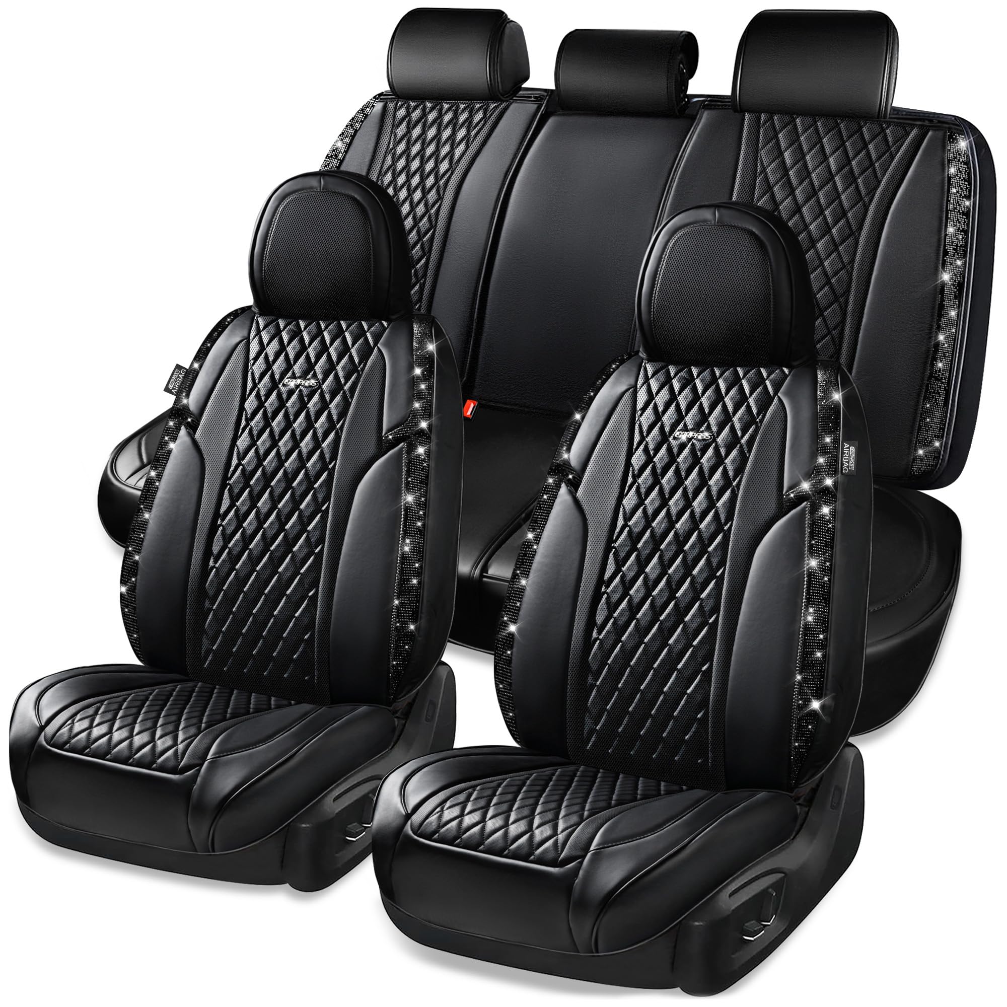 CAR PASS front seat full set fitted, shows luxury and protection