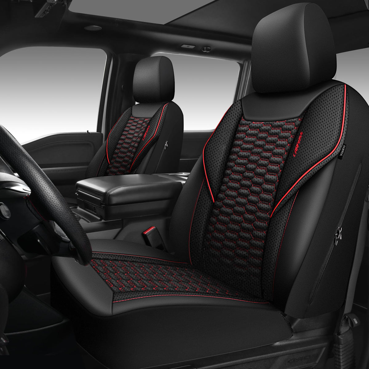 CAR PASS front seat full view showing sporty protection and comfort