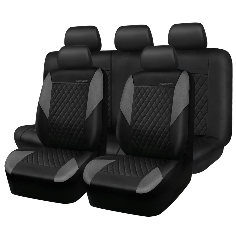 CAR PASS front seat full view showing tailored fit and upgraded style
