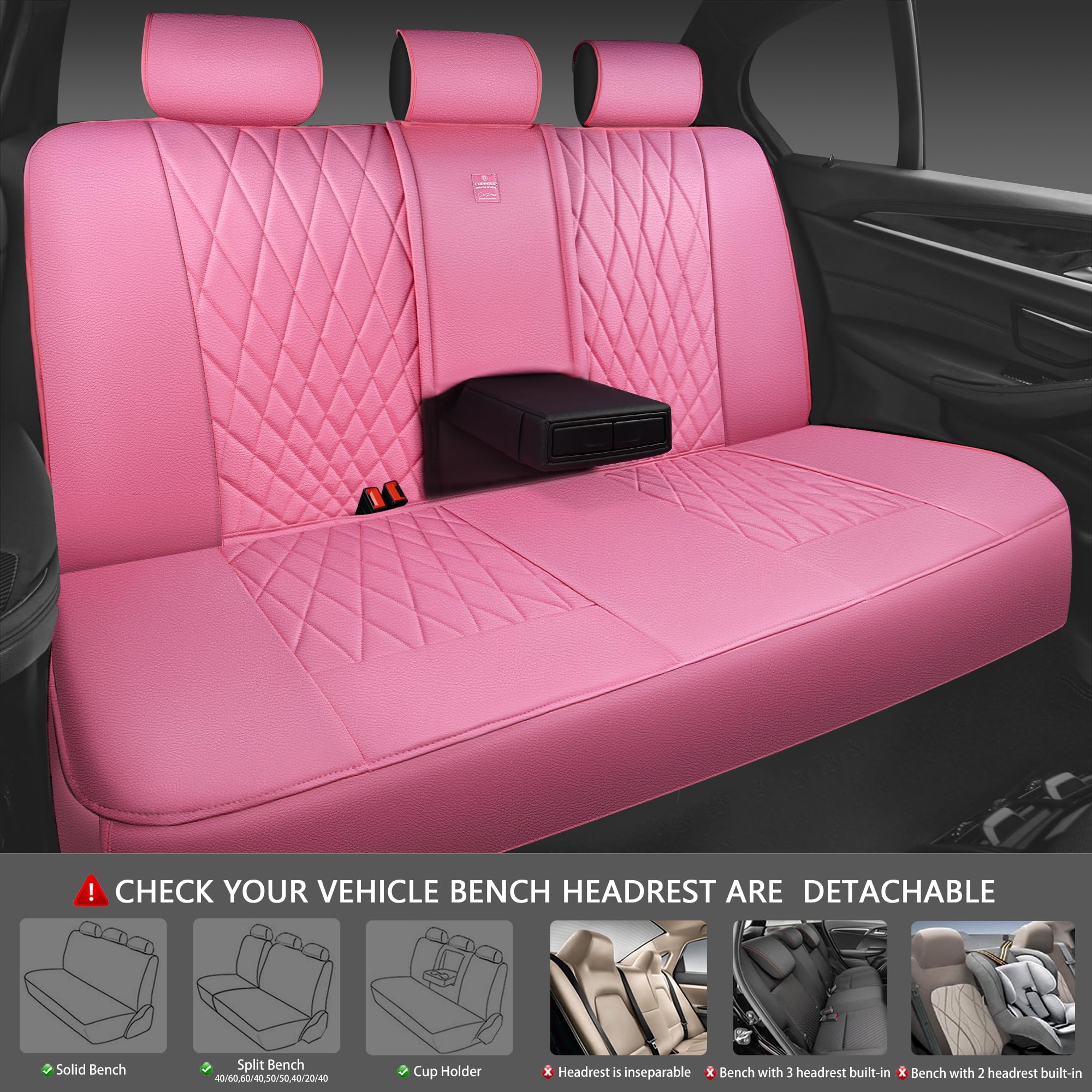 CAR PASS headrest and armrest fit demonstrating adjustability and comfort