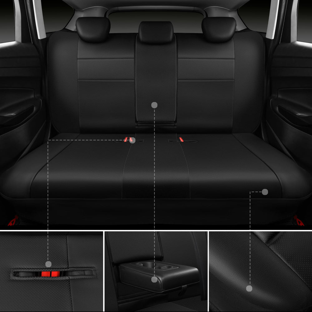 CAR PASS headrest openings and caps allowing simple installation